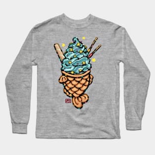 Taiyaki Ice Cream (Summer) Long Sleeve T-Shirt